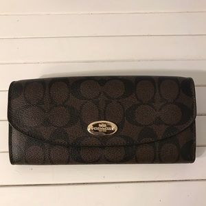 Coach Wallet - Black & Brown